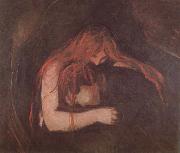 Edvard Munch Vampire oil painting artist